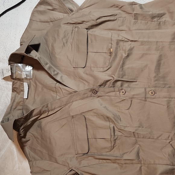 New York and company  sleeveless bottom down shirt for women size L - Picture 2 of 5